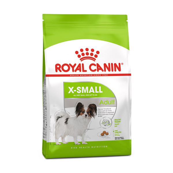غذای سگ خیلی کوچک رویال یا Xsmall Adult ایکس اسمال ادالت رویال کنین