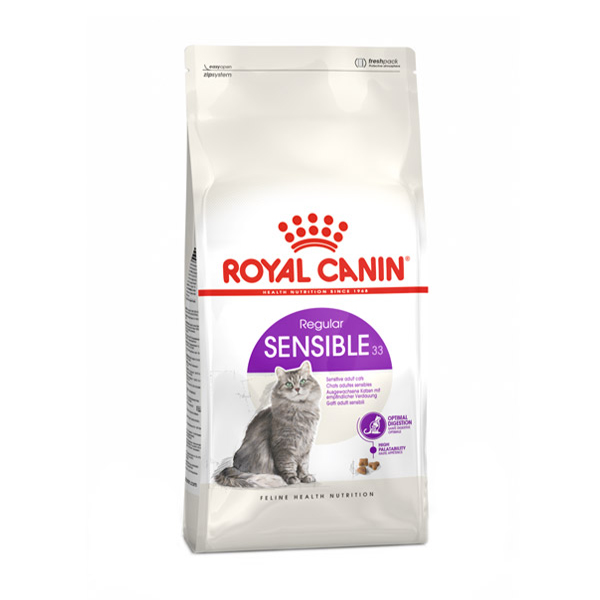 kokopet.ir - پتشاپ کوکوپت - petshop kokopet - غذای گربه دارای حساسیت گوارشی رویال کنین - Royal Canin Regular SENSIBLE Cat Food.فروشگاه حیوانات خانگی کوکوپت kokopet