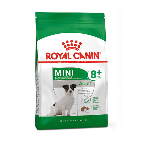 kokopet.ir - پتشاپ کوکوپت - petshop kokopet - غذای سگ نژاد کوچک بالای 8 سال رویال کنین - Royal Canin MINI Adult +8 Years dog