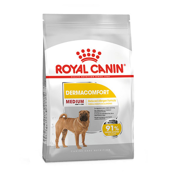 kokopet.ir - پتشاپ کوکوپت - petshop kokopet - غذای سگ متوسط با پوست حساس رویال کنین - Royal Canin DERMACOMFORT MEDIUM dog