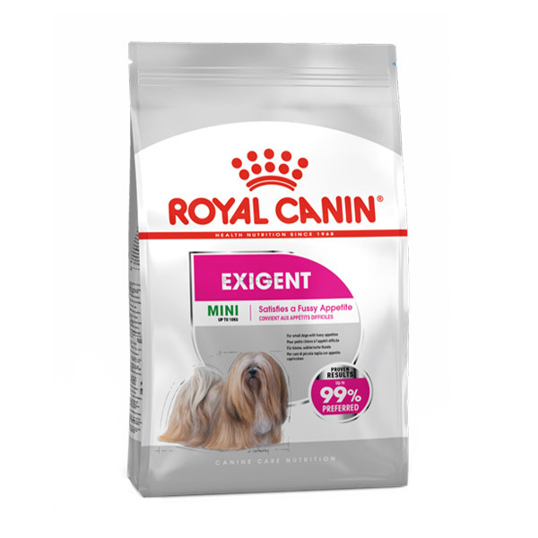 kokopet.ir - پتشاپ کوکوپت - petshop kokopet - غذای سگ نژاد کوچک بد غذا رویال کنین - Royal Canin EXIGENT MINI dog