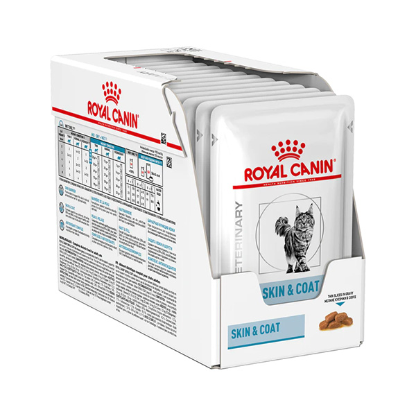 kokopet.ir - پتشاپ کوکوپت - petshop kokopet - پوچ درمان پوست و مو گربه رویال کنین - Royal Canin SKIN & COAT Cat Food Pouch.فروشگاه حیوانات خانگی کوکوپت kokopet