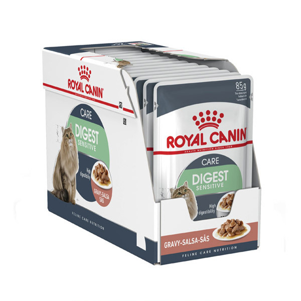 kokopet.ir - پتشاپ کوکوپت - petshop kokopet - پوچ گربه زود هضم رویال کنین - Royal Canin CARE DIGEST SENSITIVE GRAVY-SALSA Cat Food Pouch.فروشگاه حیوانات خانگی کوکوپت kokopet