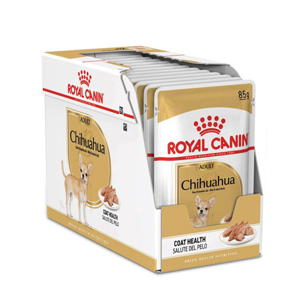 kokopet.ir - پتشاپ کوکوپت - petshop kokopet - پوچ سگ بالغ شی هوا هوا رویال کنین - Royal Canin Adult Chihuahua Coat Health Pouch