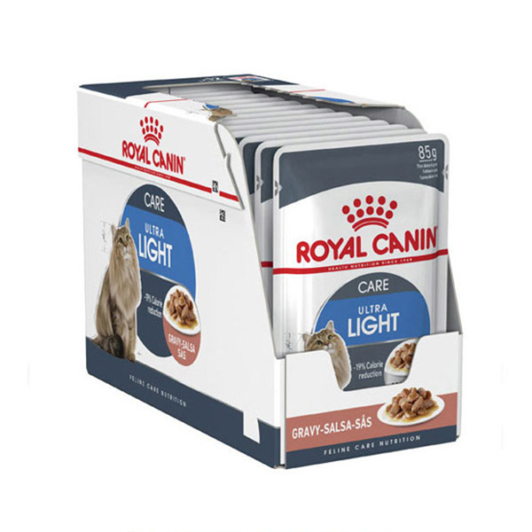 kokopet.ir - پتشاپ کوکوپت - petshop kokopet - پوچ گربه کاهش وزن رویال کنین - Royal Canin CARE ULTRA LIGHT GRAVY-SALSA Cat Food Pouch.فروشگاه حیوانات خانگی کوکوپت kokopet