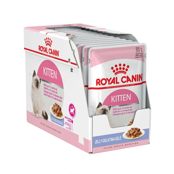 kokopet.ir - پتشاپ کوکوپت - petshop kokopet - غذای پوچ بچه گربه ژله‌ای رویال کنین - Royal Canin KITTEN Jelly-Gelatina Cat Food Pouch.فروشگاه حیوانات خانگی کوکوپت kokopet