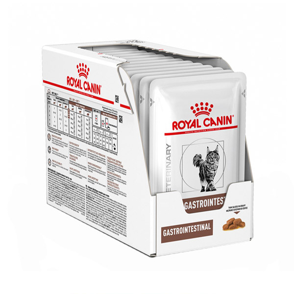 kokopet.ir - پتشاپ کوکوپت - petshop kokopet - پوچ درمان مشکلات گوارشی گربه رویال کنین - Royal Canin GASTROINTESTINAL Cat Food Pouch.فروشگاه حیوانات خانگی کوکوپت kokopet