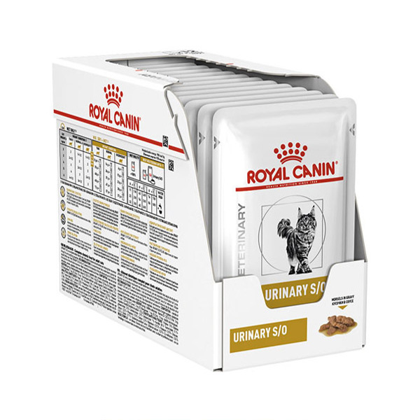 kokopet.ir - پتشاپ کوکوپت - petshop kokopet - پوچ گربه درمانی دستگاه ادراری رویال کنین - Royal Canin URINARY S/O Cat Food Pouch.فروشگاه حیوانات خانگی کوکوپت kokopet